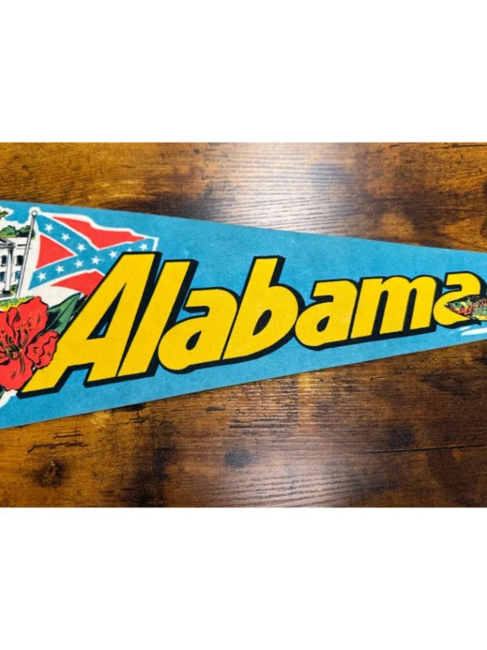 Vintage Alabama state pennant